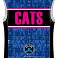 Performance Wind Vest Blue/Pink