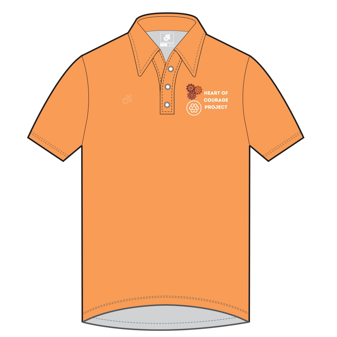 TECH Polo Shirt - Orange