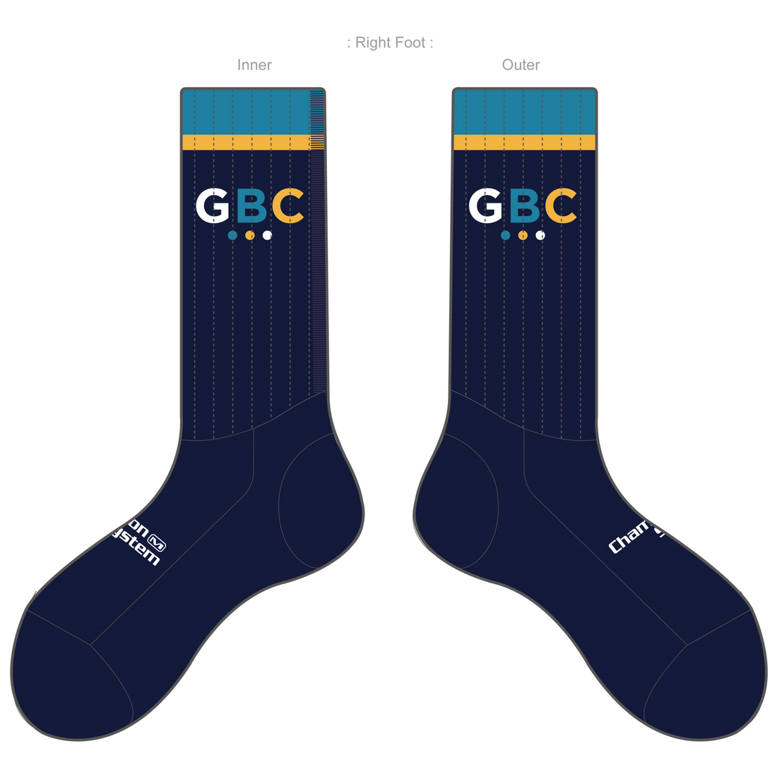 APEX Aero Race Socks - Stripes