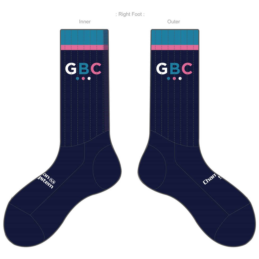 APEX Aero Race Socks - Stripes