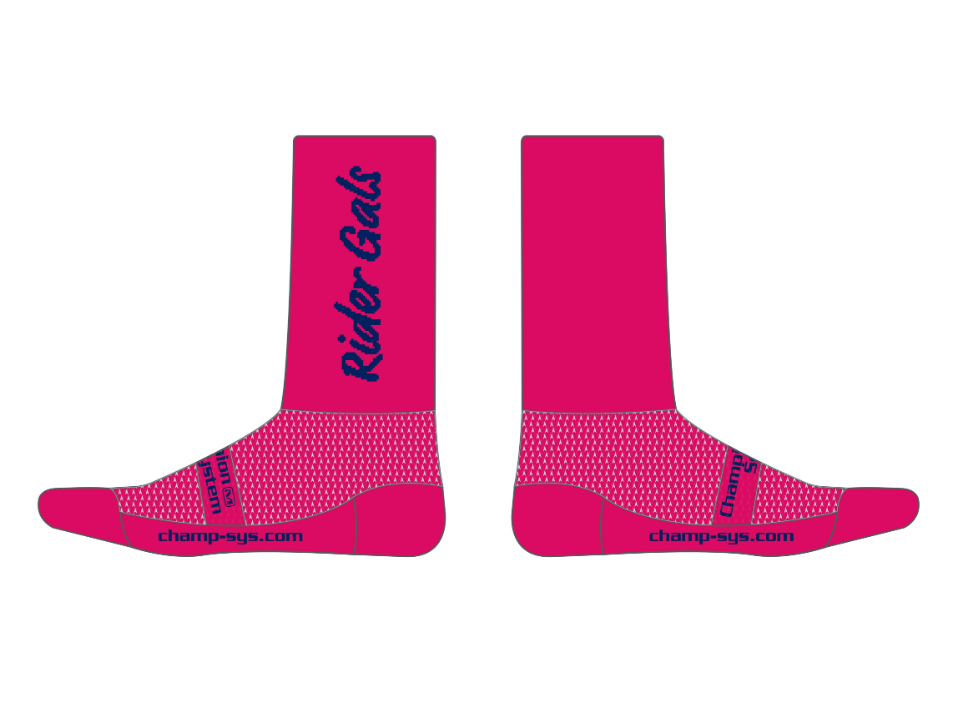 Knit Socks (Super Cuff 6") - Rider Gals