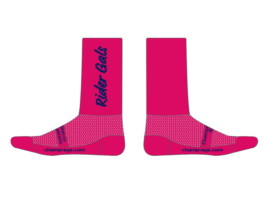 Knit Socks (Super Cuff 6") - Rider Gals