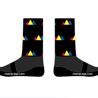 Knit Socks (Super Cuff 6") - Black