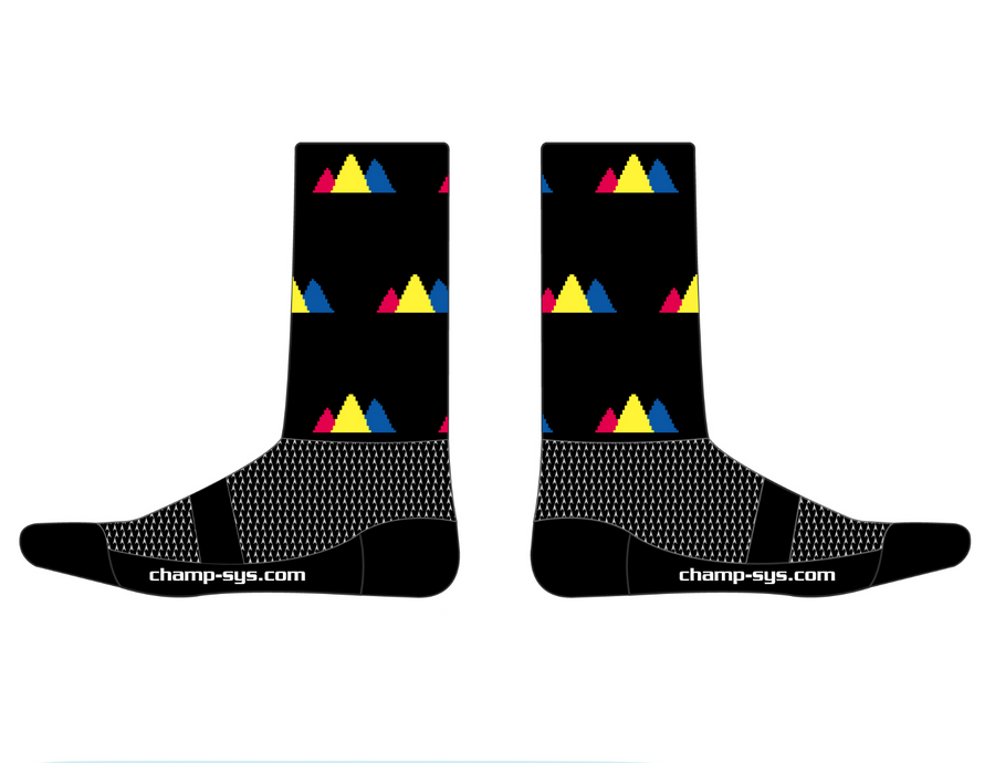 Knit Socks (Super Cuff 6") - Black