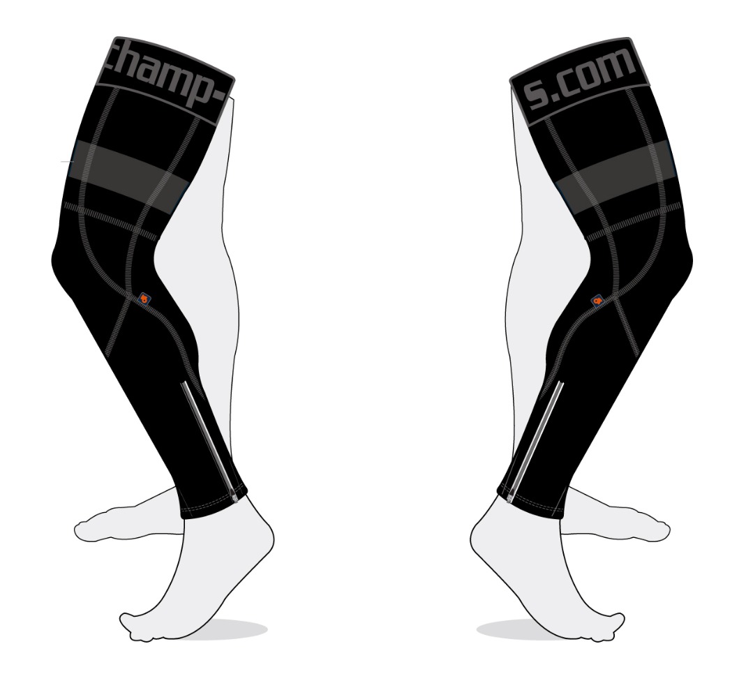 BLACK LEG WARMER (FLEECE)