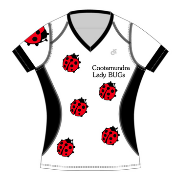 Women's Specific Short Sleeve Performance Run Top Lady Bug