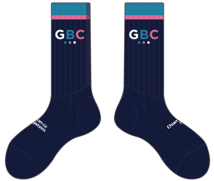 Aero Race Socks-Pink/Blue