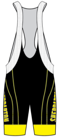 Apex Bib Short Black/Yellow with Cat Eyes