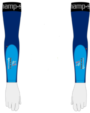 Arm Warmers Blue