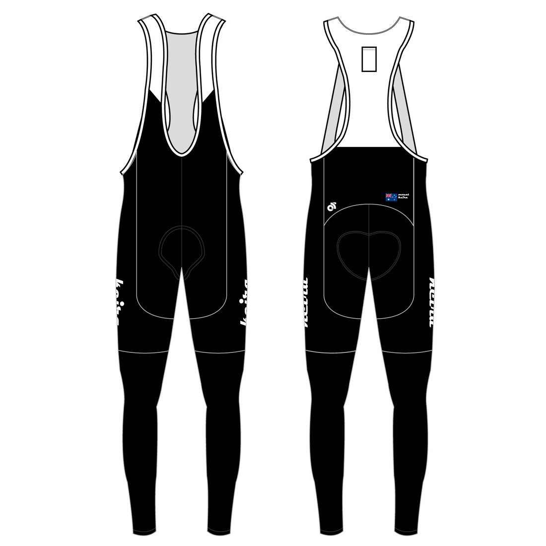 PERFORMANCE Winter Bib Tights - Keira (Black)