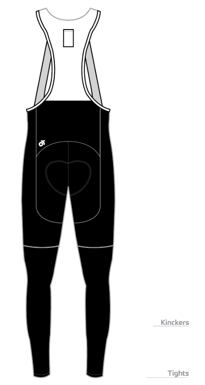 Black Fleece Bib Tights/Knickers