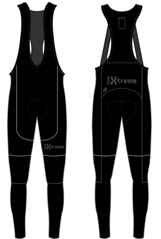 Xtreme Grey Apex Winter Bib Tights