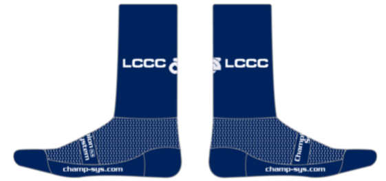 6 inch Performance Socks Blue