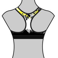 Performance Sports Bra Black/Yellow
