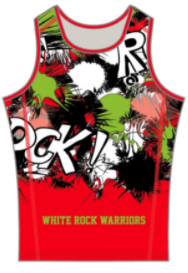 Men's Apex Run Singlet  Red (Christmas Edition)
