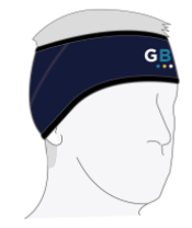 Performance Winter Headband Blue/Yellow