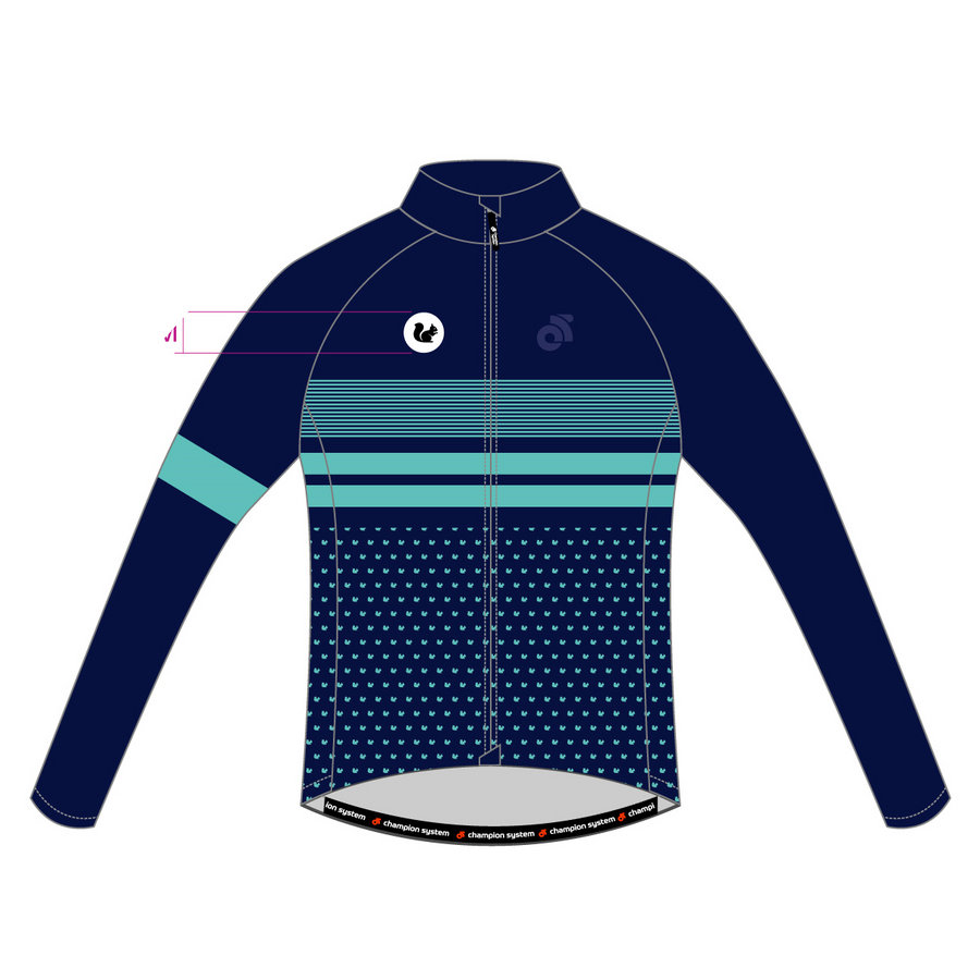 PERFORMANCE Winter Jersey Blue Stripes