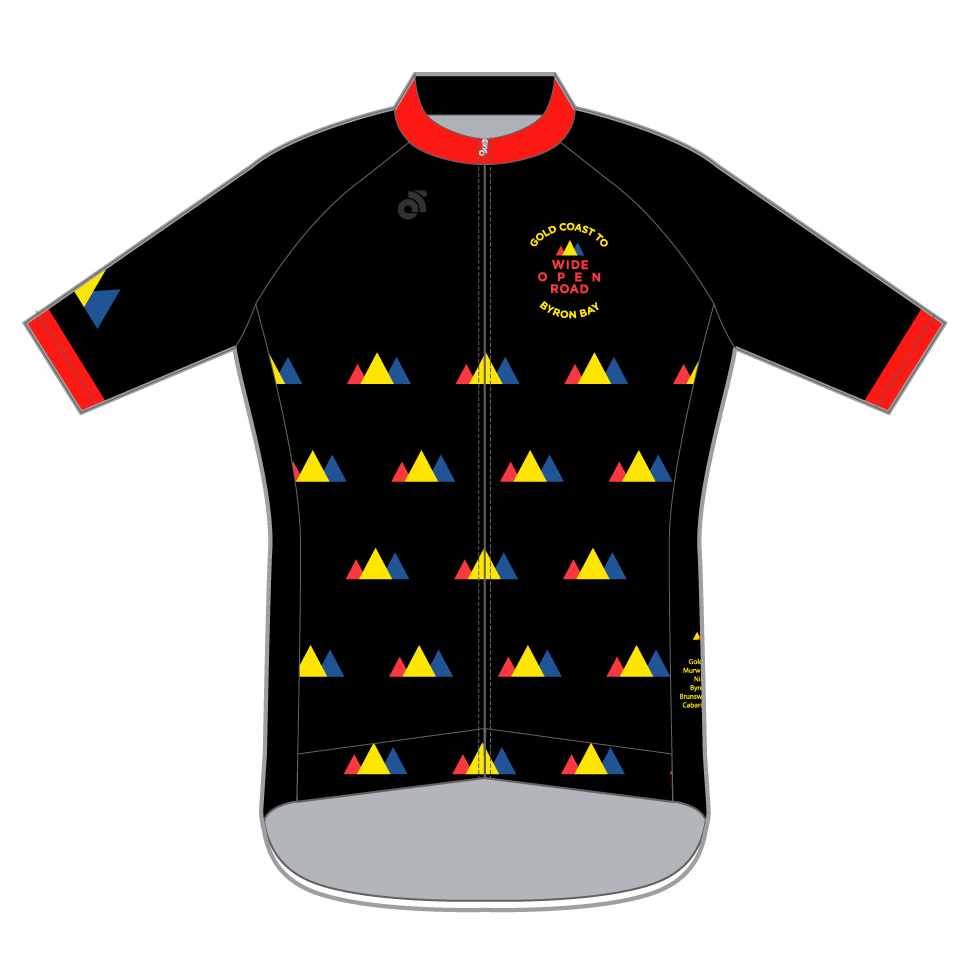 PERFORMANCE+ Jersey - Gold Coast To Byron Bay - Black