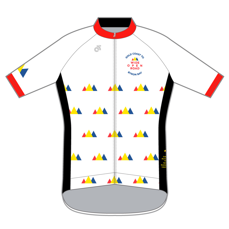 PERFORMANCE+ Jersey - Gold Coast To Byron Bay - White