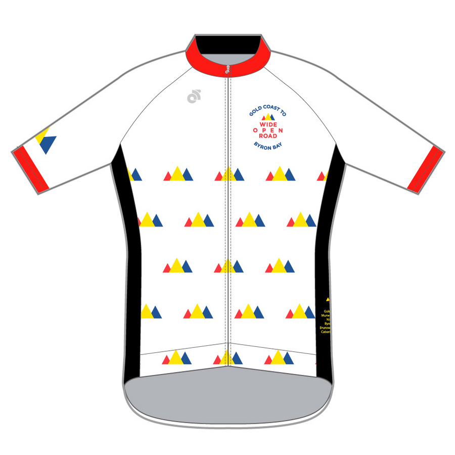 PERFORMANCE+ Jersey - Gold Coast To Byron Bay - White