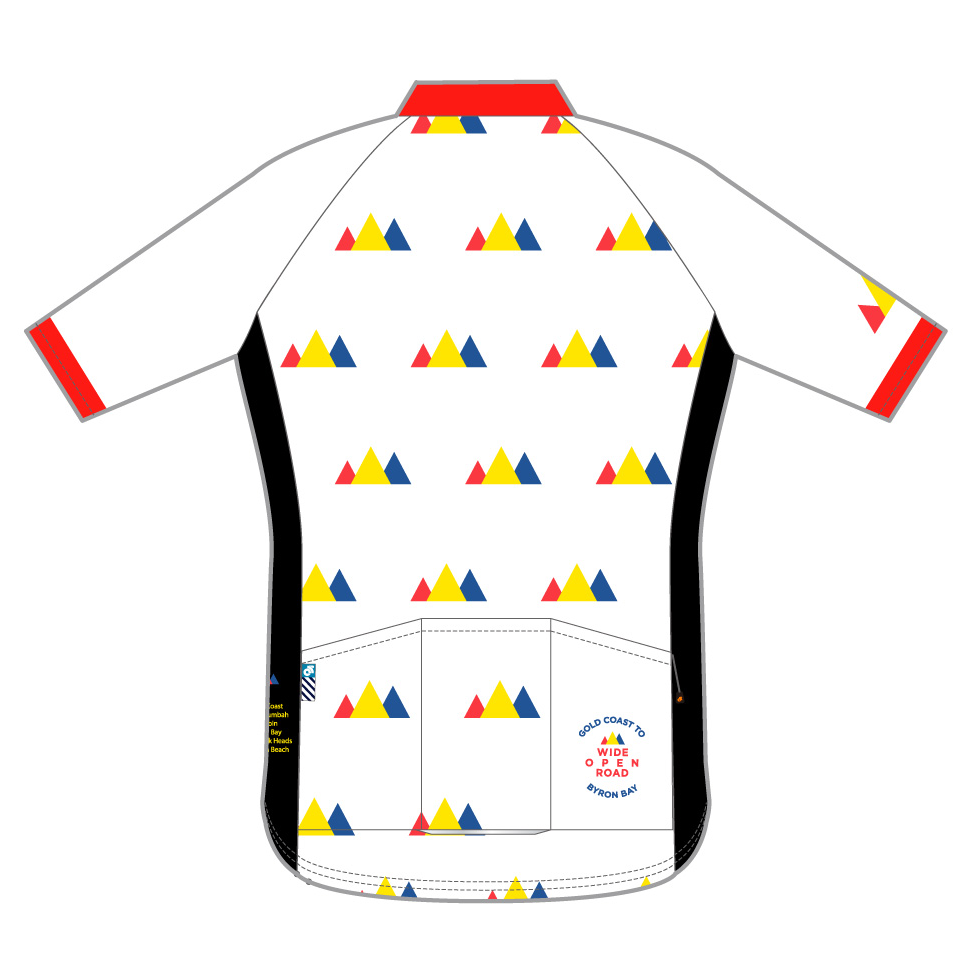 PERFORMANCE+ Jersey - Gold Coast To Byron Bay - White