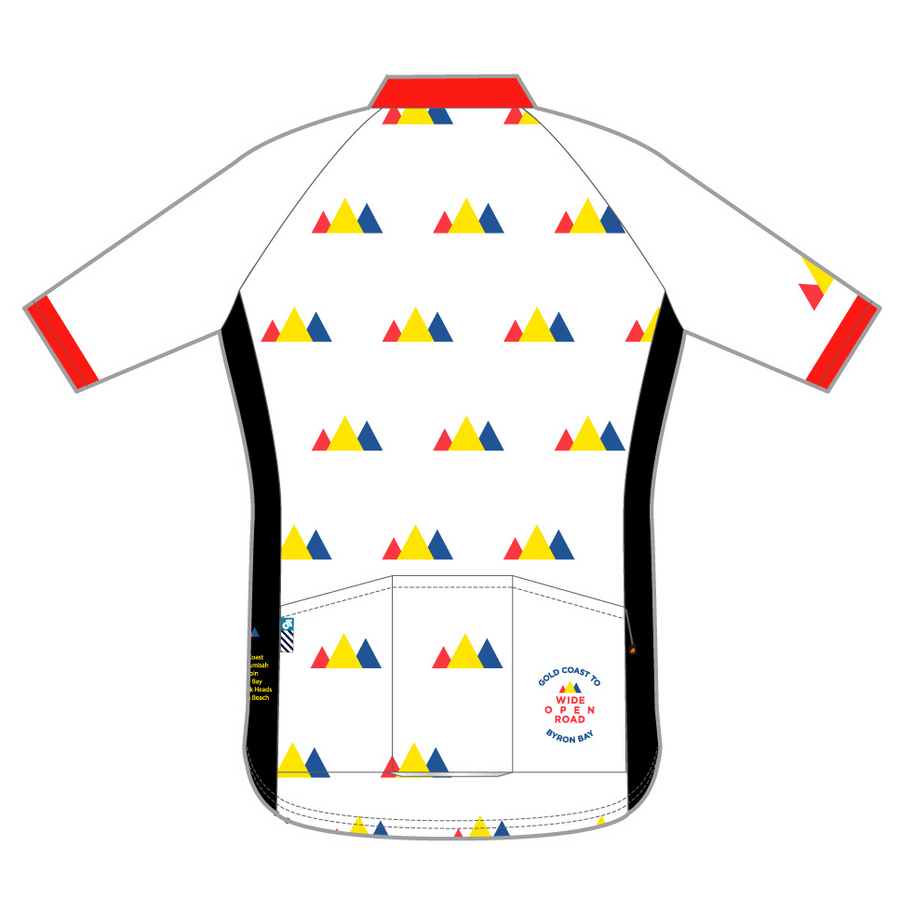 PERFORMANCE+ Jersey - Gold Coast To Byron Bay - White