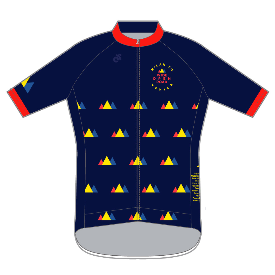 PERFORMANCE+ Jersey - Milan To Venice - Navy
