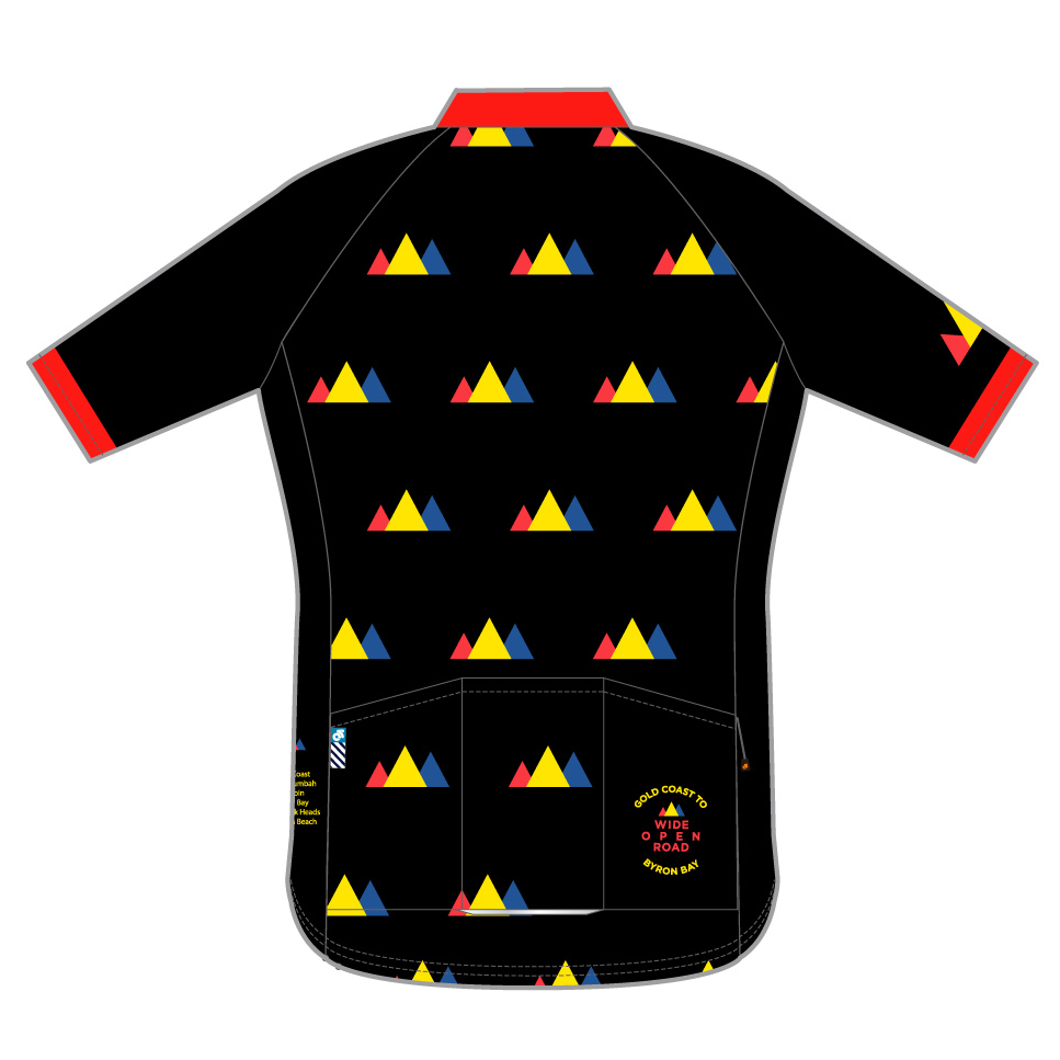 PERFORMANCE+ Jersey - Gold Coast To Byron Bay - Black