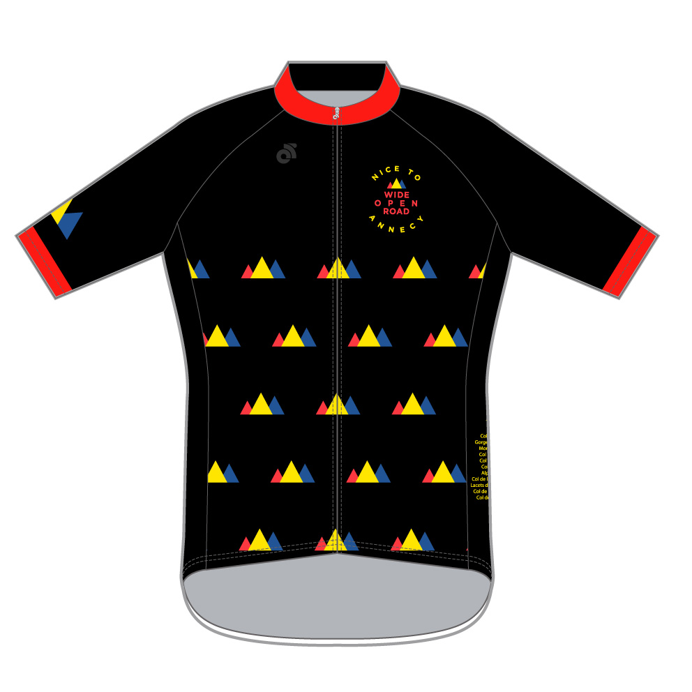 Tech Lite Jersey Short Sleeve - Nice To Annecy - Black