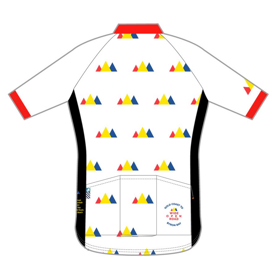 Tech Lite Jersey Short Sleeve - Gold Coast To Byron Bay - White