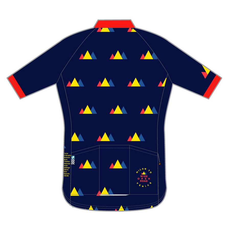 Tech Lite Jersey Short Sleeve- Milan To Venice - Navy