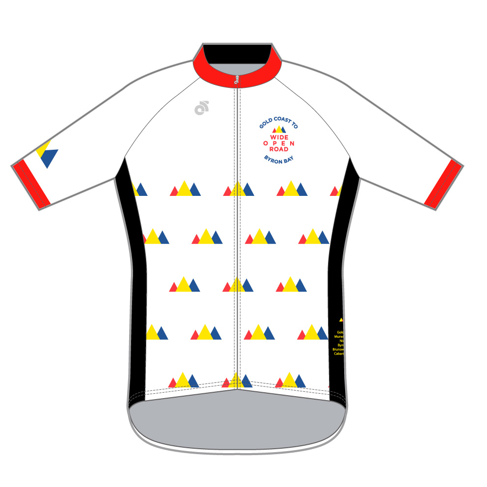 Tech Lite Jersey Short Sleeve - Gold Coast To Byron Bay - White