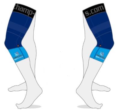Knee Warmers Blue
