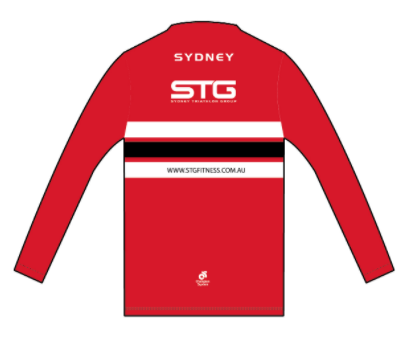 Long Sleeve Performance Lite Run Top Red