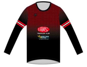 Long Sleeve Performance Lite Run Top - Dots