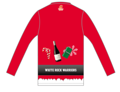 Men's Long Sleeve Performance Lite Run Top Santa