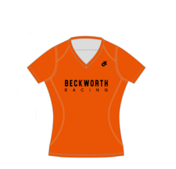 APEX  Women's Short Sleeve Run Top Orange