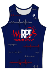 RPT Orange Apex Men's Run Singlet