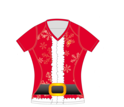 Women's Apex Run Top Santa