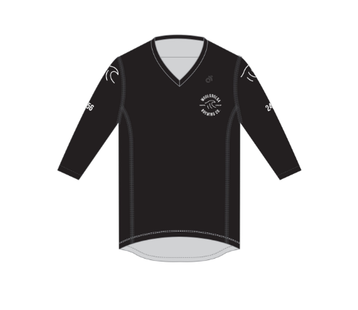 Trail Shirt 3/4 Sleeves BLACK **New Design**