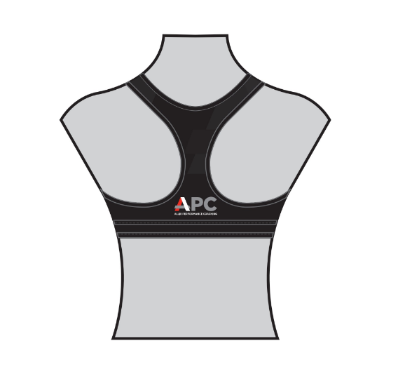 Women's Performance Sports Bra- Black