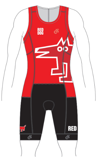 APEX Tri Suit (comes with Pockets) Red