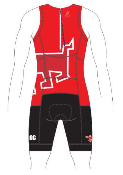 APEX Tri Suit (comes with Pockets) Red
