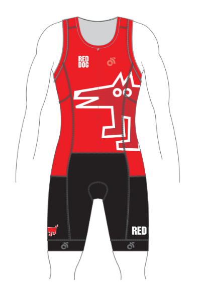APEX Tri Suit (comes with Pockets) Red