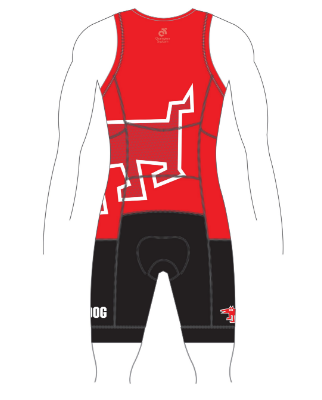 APEX Tri Suit (comes with Pockets) Red
