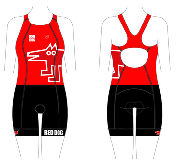 APEX Women's Specific Tri Suit Red