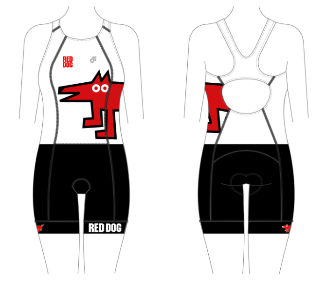 APEX Women's Specific Tri Suit White
