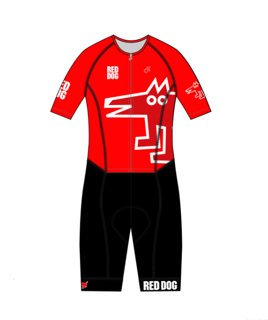 APEX Aero Lite Tri Suit (comes with Pockets) Red