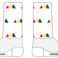 White Knit Socks (Super Cuff 6")