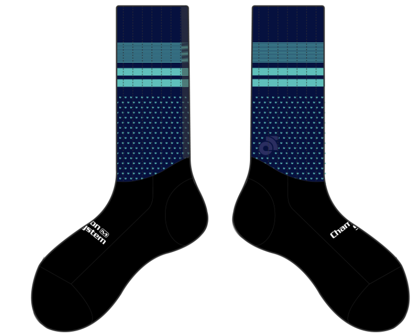 Aero Race Socks Blue Stripes